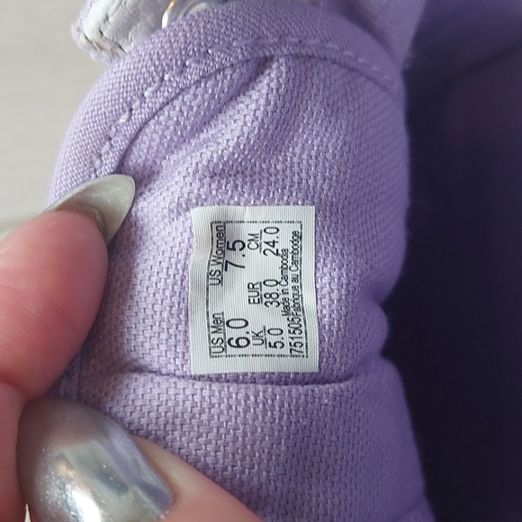 Lilac Purple Old Skool Vans US M6/W7.5 EUC - Picture 12 of 12